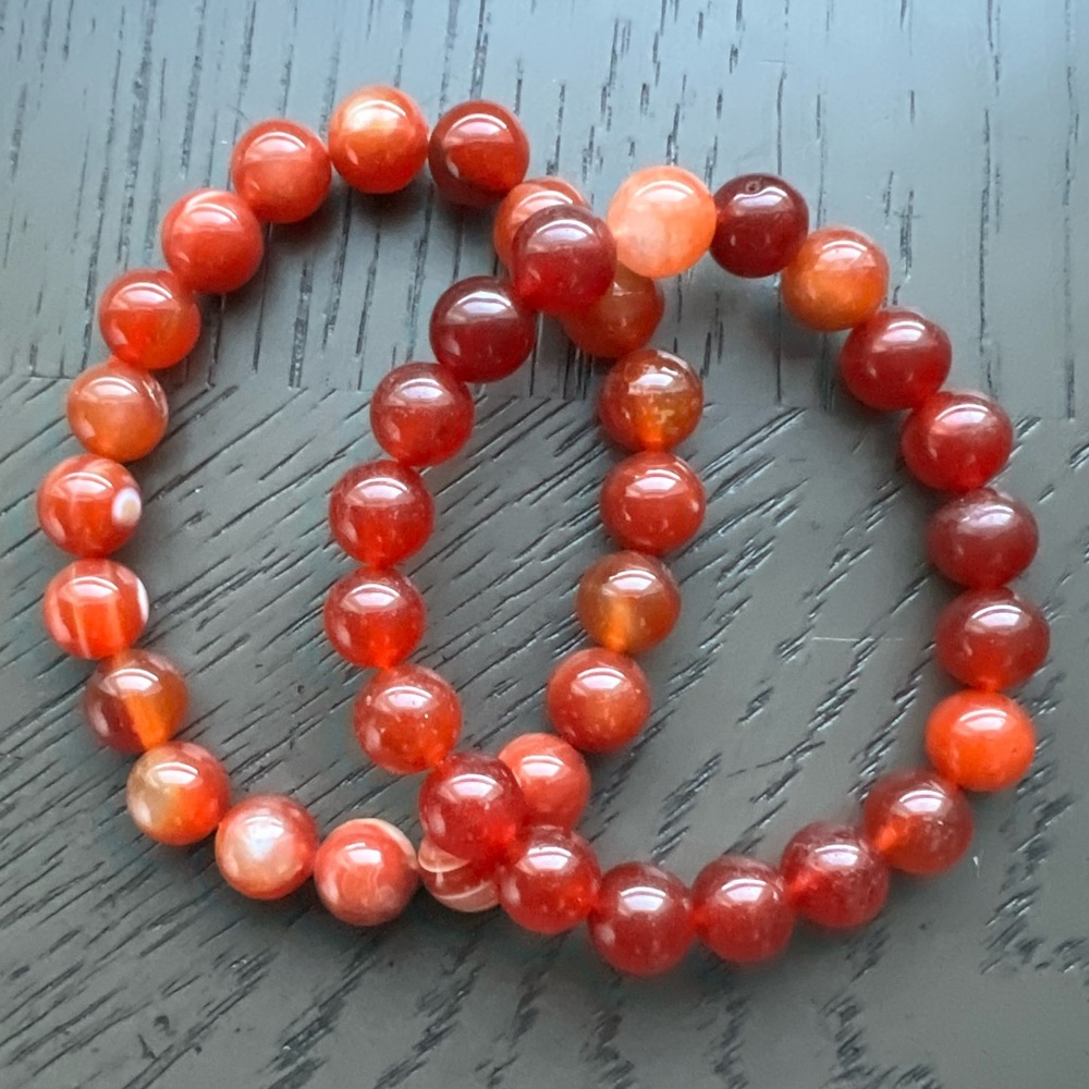 Red Agate bracelet 10mm (one)